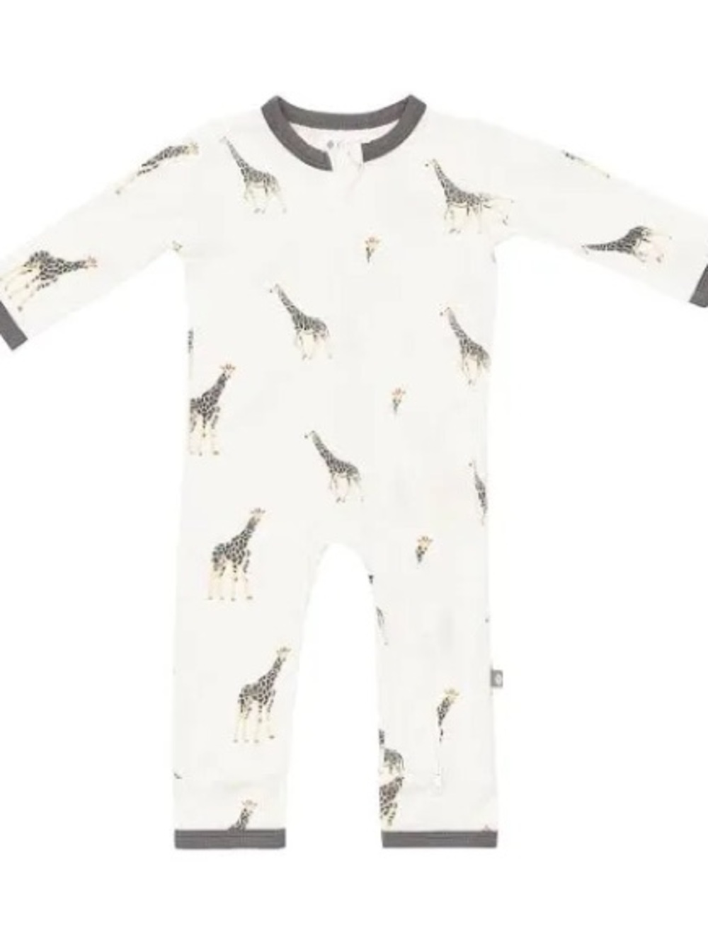 Kyte BABY Zippered Romper in Giraffe NWT